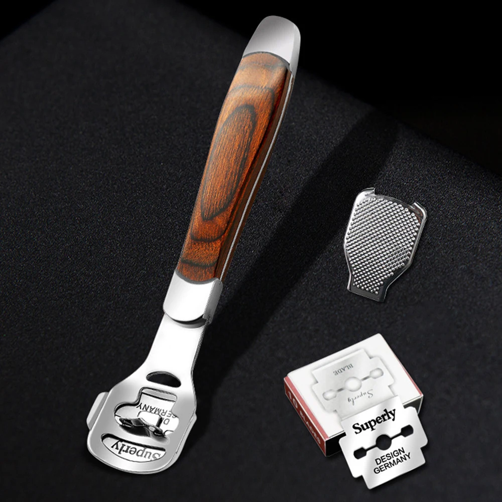Foot Corn Removal Cutter Scraper Cuticle Callus Remover with 10 Blades Personal Foot Corn Removal Cutter& dead skin shaver kit