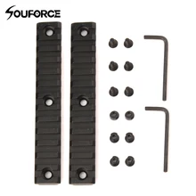 США Алюминиевый Keymod 13 слот 5,3 дюймов Пикатинни Вивер поручень набор пистолет база для рейки для винтовок страйкбол охота