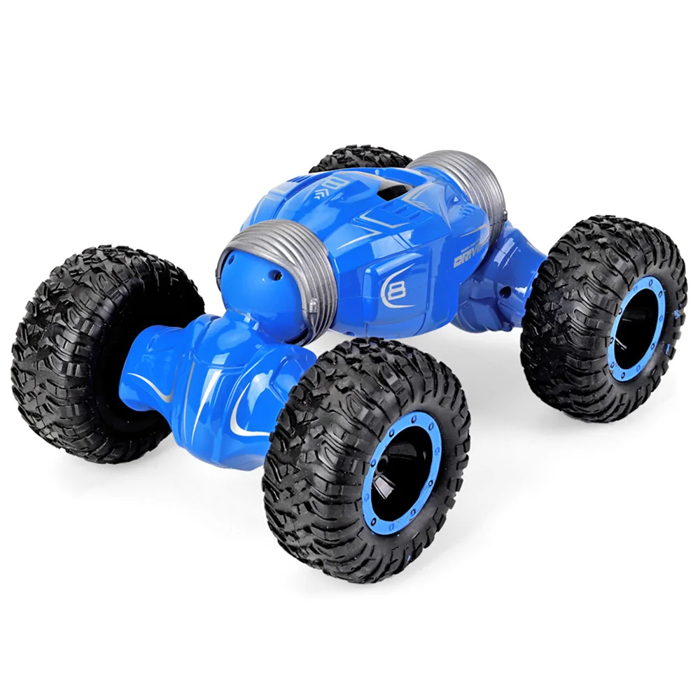 JJRC Q70 двусторонний привод Радиоуправляемый автомобиль 2,4 ГГц 4WD Twist-deserte автомобили Внедорожные багги игрушка высокая скорость скалолазание RC автомобиль - Цвет: Blue