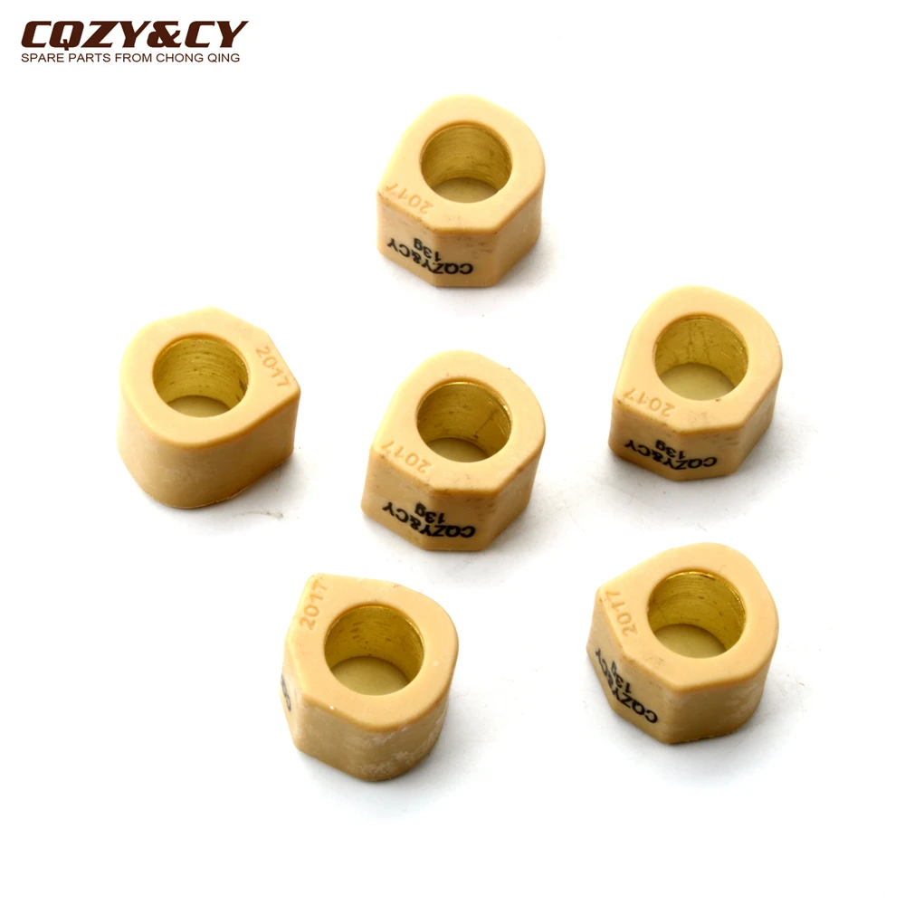Enhanced Racing Roller Set - 6 Piece Adjustable Weight Set (20x17mm)