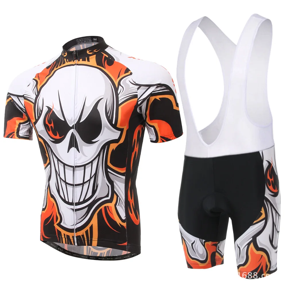 

2015 New Style Pathogenic Fire Riding Clothes Suspender Strap Short Sleeve Set Bicycle Summer Moisture Wicking Feature Underwear