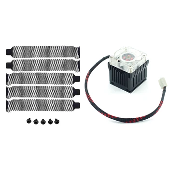 

1set Aluminium Northbridge Heatsink Cooler & 5PCS Ventilation Deflector Computer Chassis Bezel PCI Bit Expansion Slot