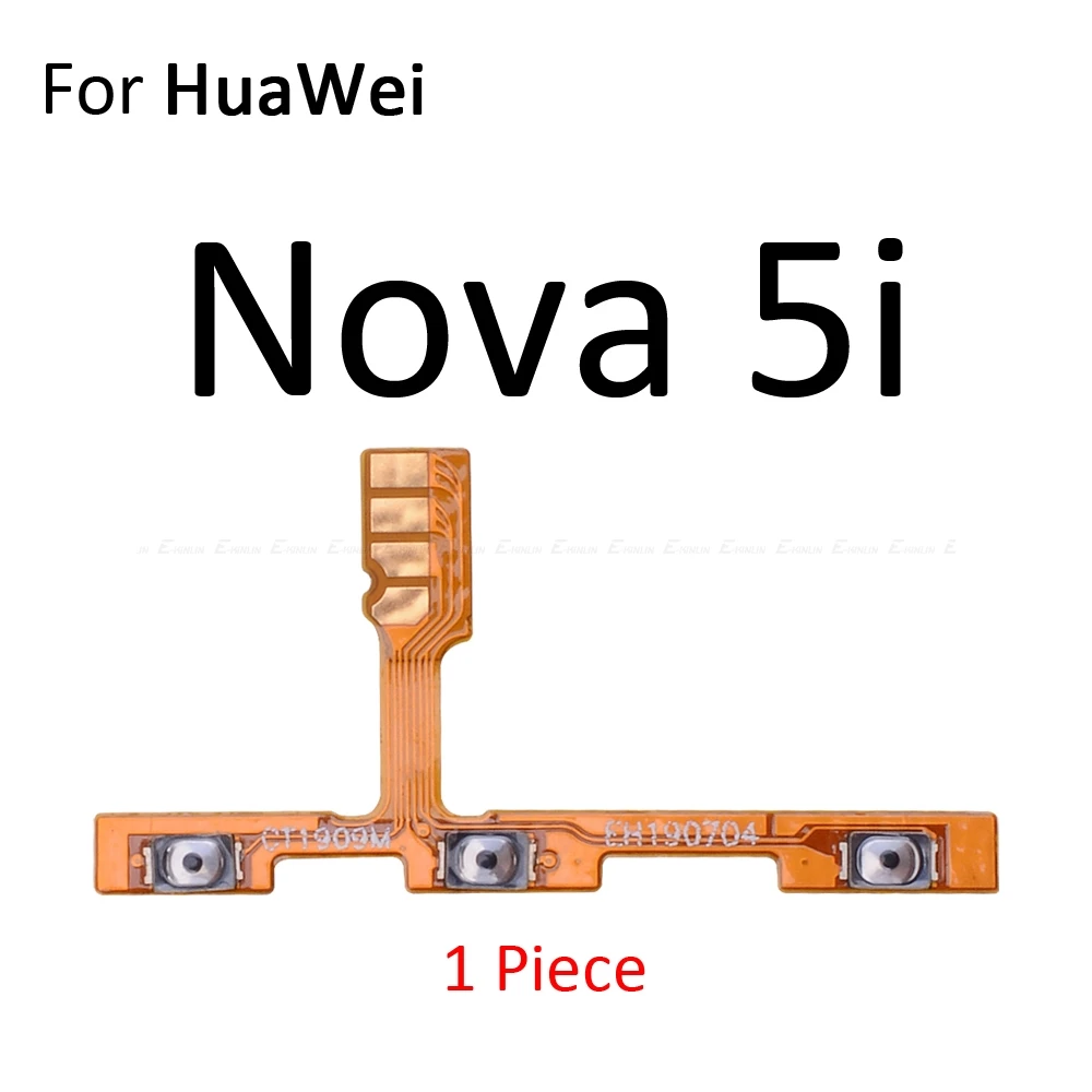 Немой переключатель питания лента-брелок для HuaWei Nova 5i 5 Pro 4e 4 3 3i 3e 2 2S 2i Plus Lite Young ON OFF Кнопка громкости гибкий кабель