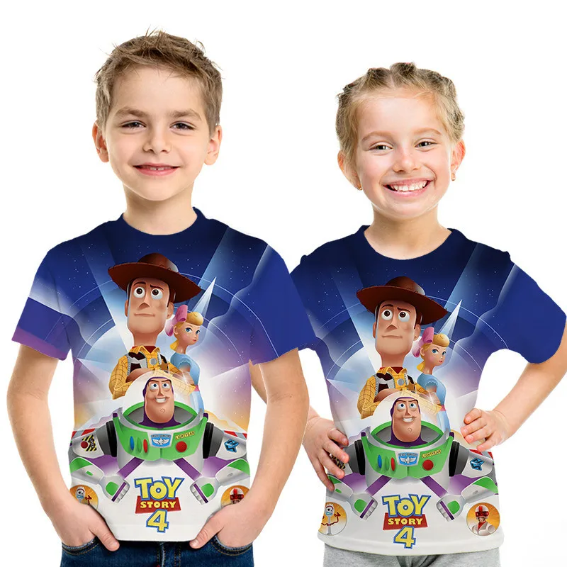 Игрушка из фильма «История 4», футболка с 3D принтом форки, футболка, футболки для мальчиков и девочек, футболка с короткими рукавами, детская одежда