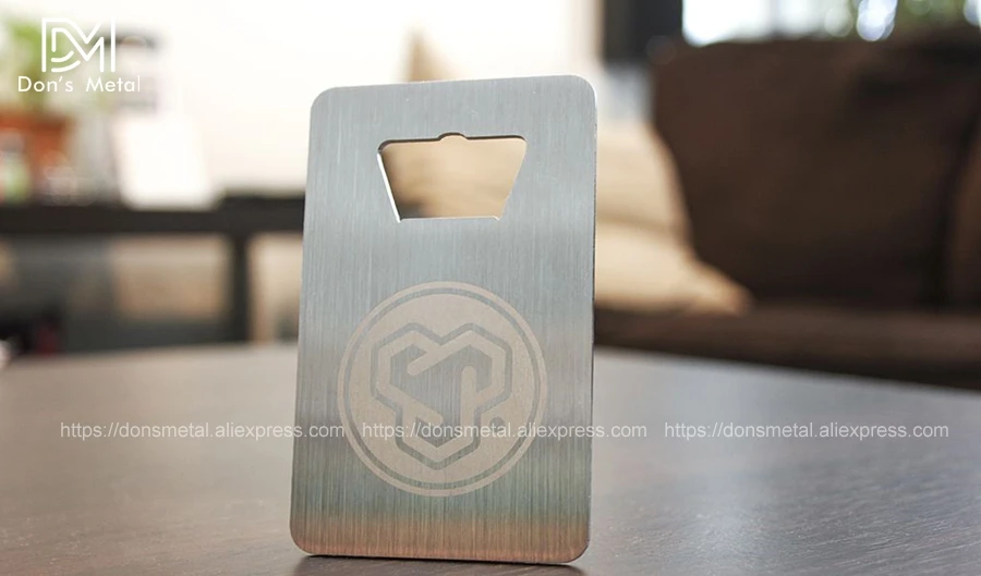 Metal Opener Metal Business Card Stainless Steel Business Card Metal Membership Card Opener Corporate Business Card 