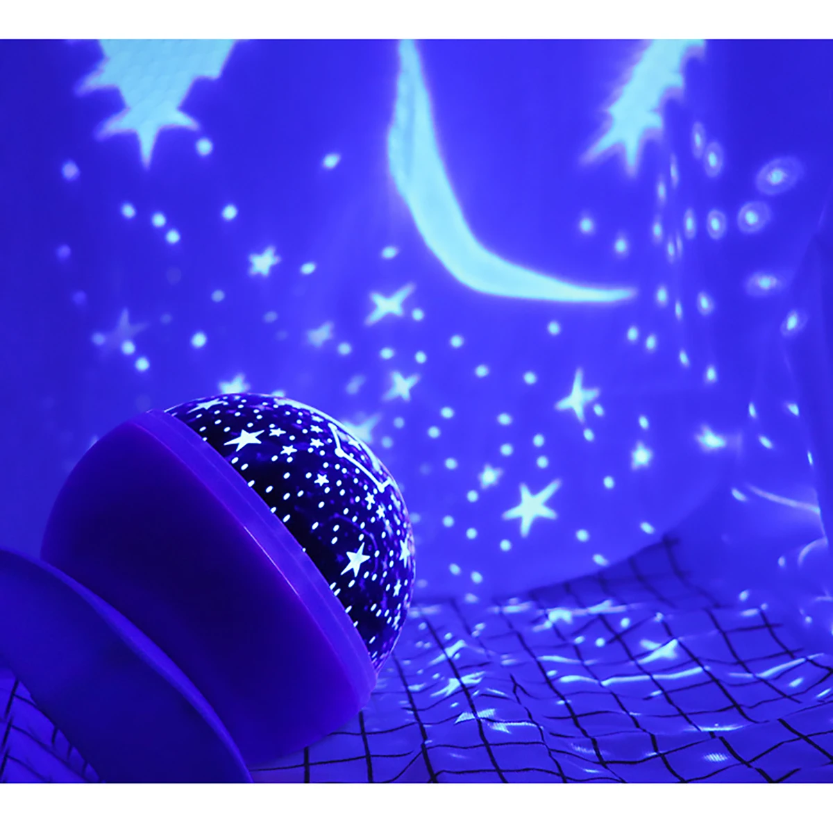 Вращающаяся Звезда проектор луна лампа Звездный ночной Светильник Небесный Мастер светодиодный лампа "Космос" на день рождения детей подарок вечерние украшения
