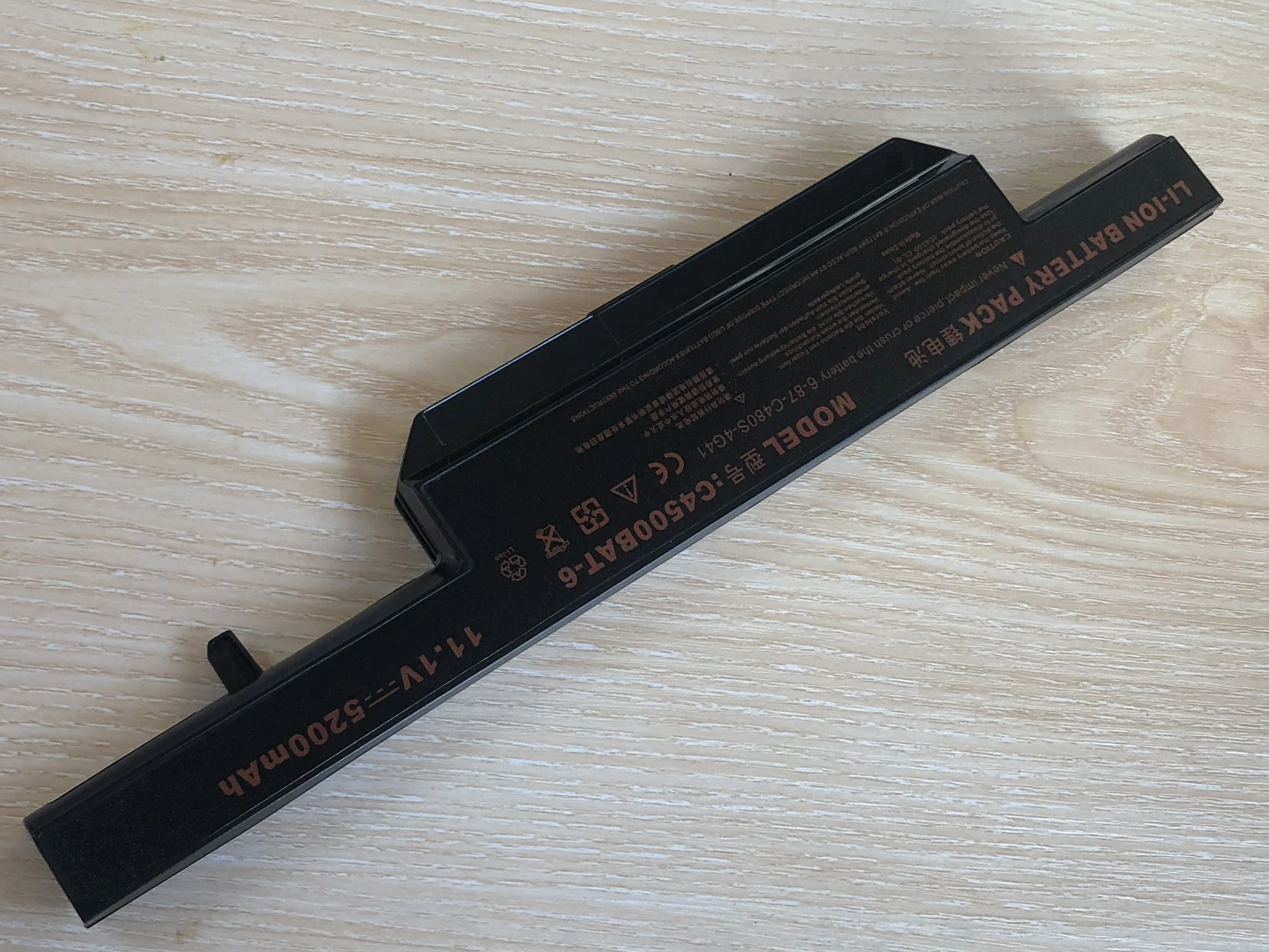 C4500BAT 6 Аккумулятор для ноутбука Clevo C4500 C4500Q 5200Mah BAT B5105M C4100|laptop battery|6 cellbattery for laptop |