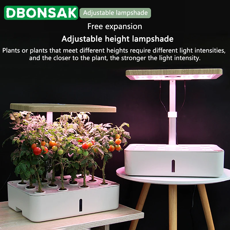 Интеллектуальное гидропонное оборудование для выращивания растений, Цветочная коробка для посадки, автоматический водопоглощающий цветочный горшок