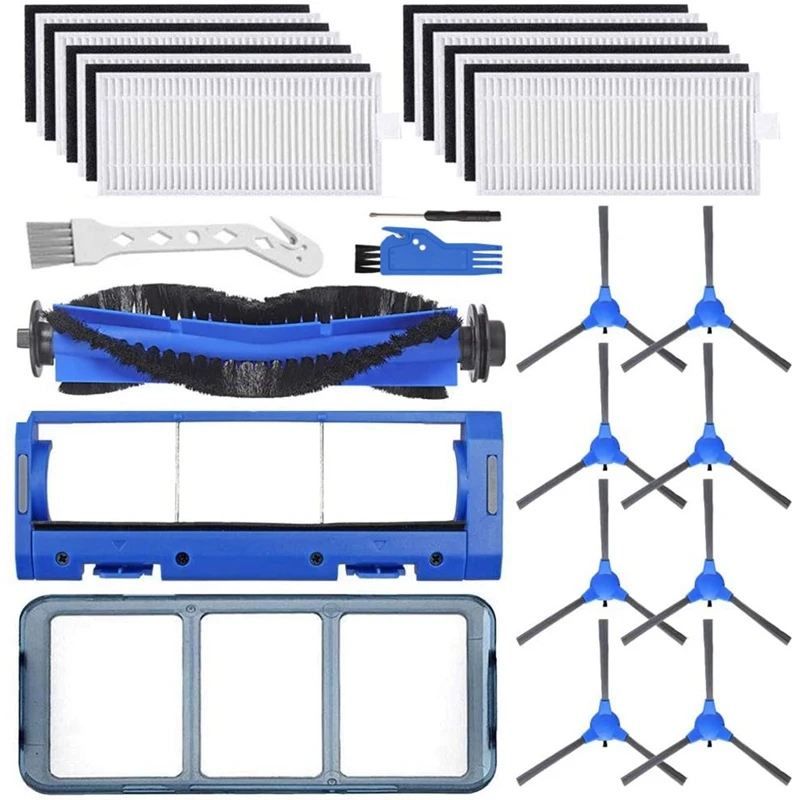 

-22 Pcs Replacement Parts Accessories Kit for Eufy RoboVac 11S 30 Vacuum Filters Side Brushes Filter Roller Brush Guard