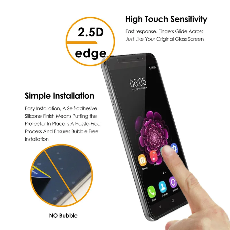 Qosea-For-Oukitel-U20-Plus-Tempered-Glass-9H-2-5D-Protective-Film-Premium-Explosion-proof-Clear (1)