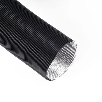 

Car Heater Duct Auto Diesel Pipe Hot Conditioner Black Ducting Conditioning