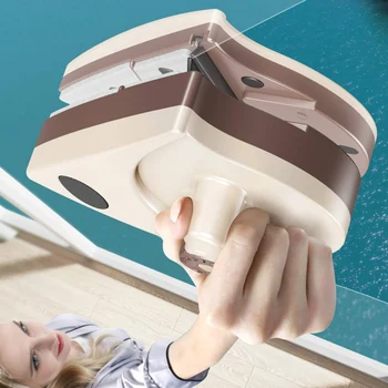 

Wiper Glass Cleaning Brush For High-rise And Car Glazed Window Bathroom Accessories,Magnetic Double-sided Window Cleaner