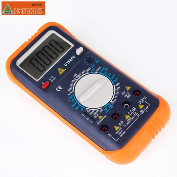 

DT9806 Cheap Portable Voltage meter capacitance Resistance Tester Meter Digital Multimeter Backlight AC DC Ammeter Voltmeter Ohm