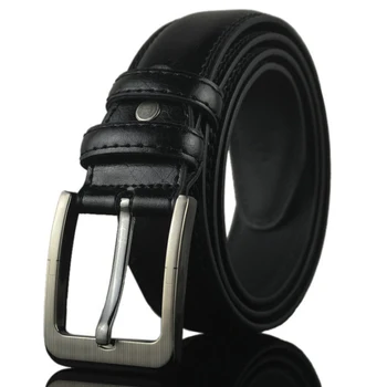 

New arrival men's pink buckle leather belts jean's belt for men black color wider cinto fashion strap