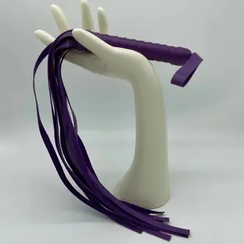 Slave Spanking Leather Cockring Flogger Braid Tails of Sex Toys Sexy Couples Flirt Games for Men Women Fetish Bdsm Bondage Whip 2