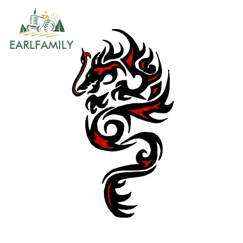 EARLFAMILY 13 см для великолепных родовых татуировок с драконом мотоциклетные