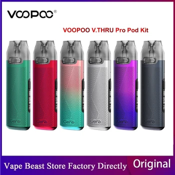 

New Original VOOPOO V.THRU Pro Pod Kit 900mAh Built-in Battery and 3ml Capacity & 0.7ohm/1.2ohm Coil 0.69 OLED Screen E-cig Kit