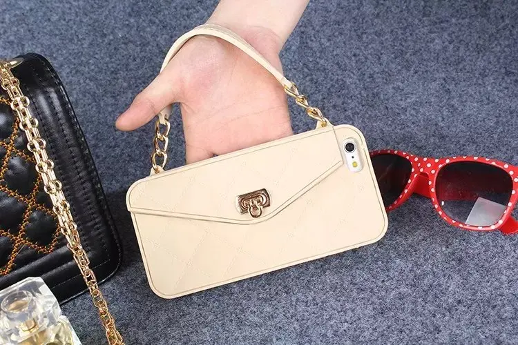 light yellow Роскошный модный чехол для карт с длинным плечевым ремнем и цепочкой для Iphone XR XS MAX 6 7 8 Plus X 6 S, чехол-кошелек с ремешком через плечо - Цвет: light yellow