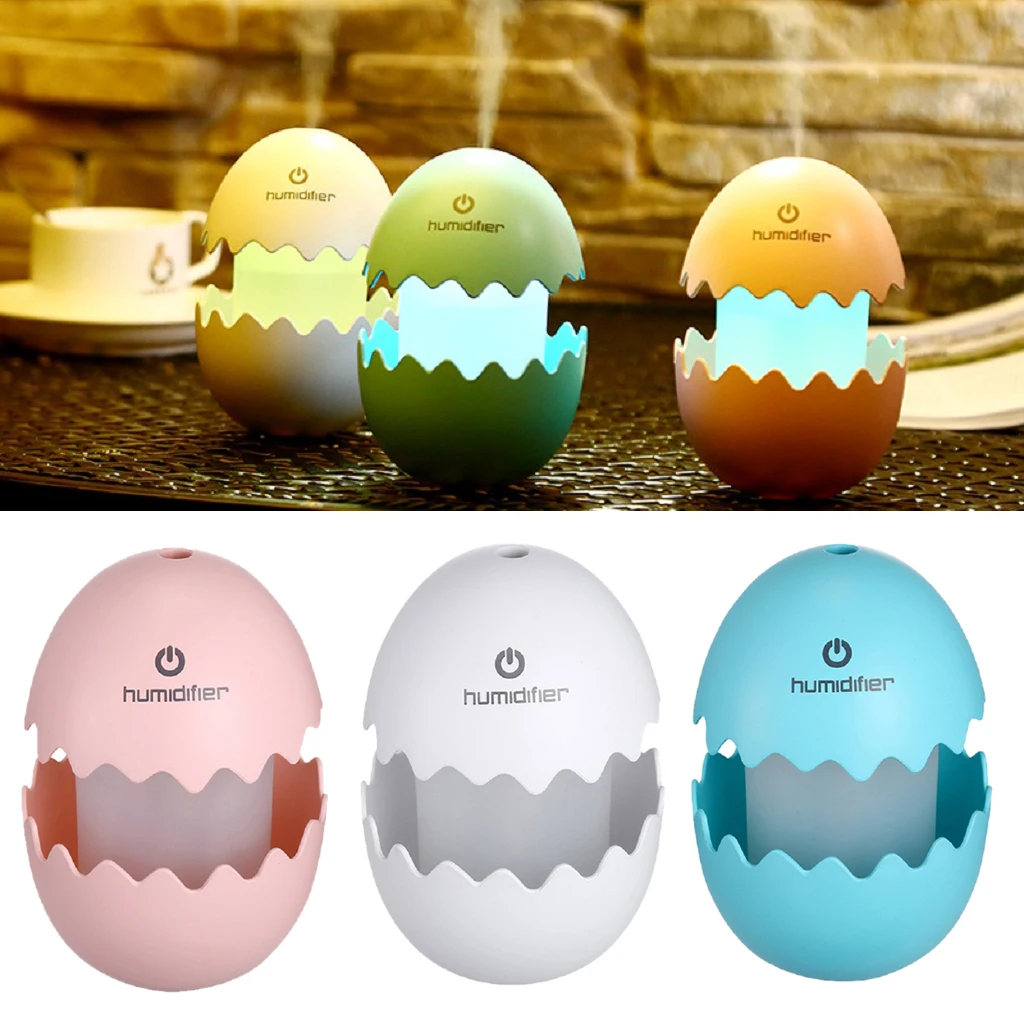 USB Car Fresh Air Humidifier Funny Easter Egg Design Aroma Cool Mist Spray Mute Portable Diffuser For Home Office Bedroom