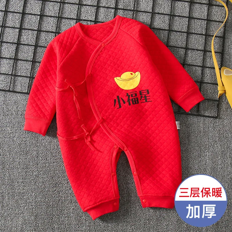 

Newborn Infant Children Clothes Spring And Autumn Autumn And Winter 0 Online Celebrity Romper March Primary Gown Baby Jumpsuits