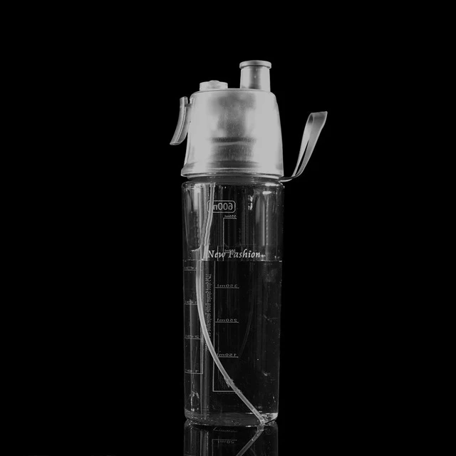 ROEGADYN уличная велосипедная бутылка для воды 400/600 мл Спортивная бутылка для бега переносная Спортивная бутылка Студенческая Беговая бутылка - Цвет: 600 black(spray)