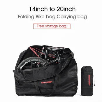 

14"16"20" Folding Bike Carrier Thick Bicycle Carry Packing Bag Foldable Bicycle Transport Bag Waterproof Loading Vehicle Pouch