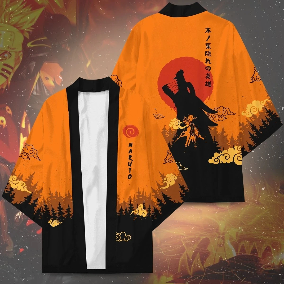 WMVCXI Hokage Ninja Konoha Kakashi Sharingan Cosplay Costumes Sasuke Kimono Haori Teens Cloak Cardigan Bathrobe Pajamas Sleepwear -Zentai shop online H012b69a798d74e8cb7e28016f517117f4.jpg