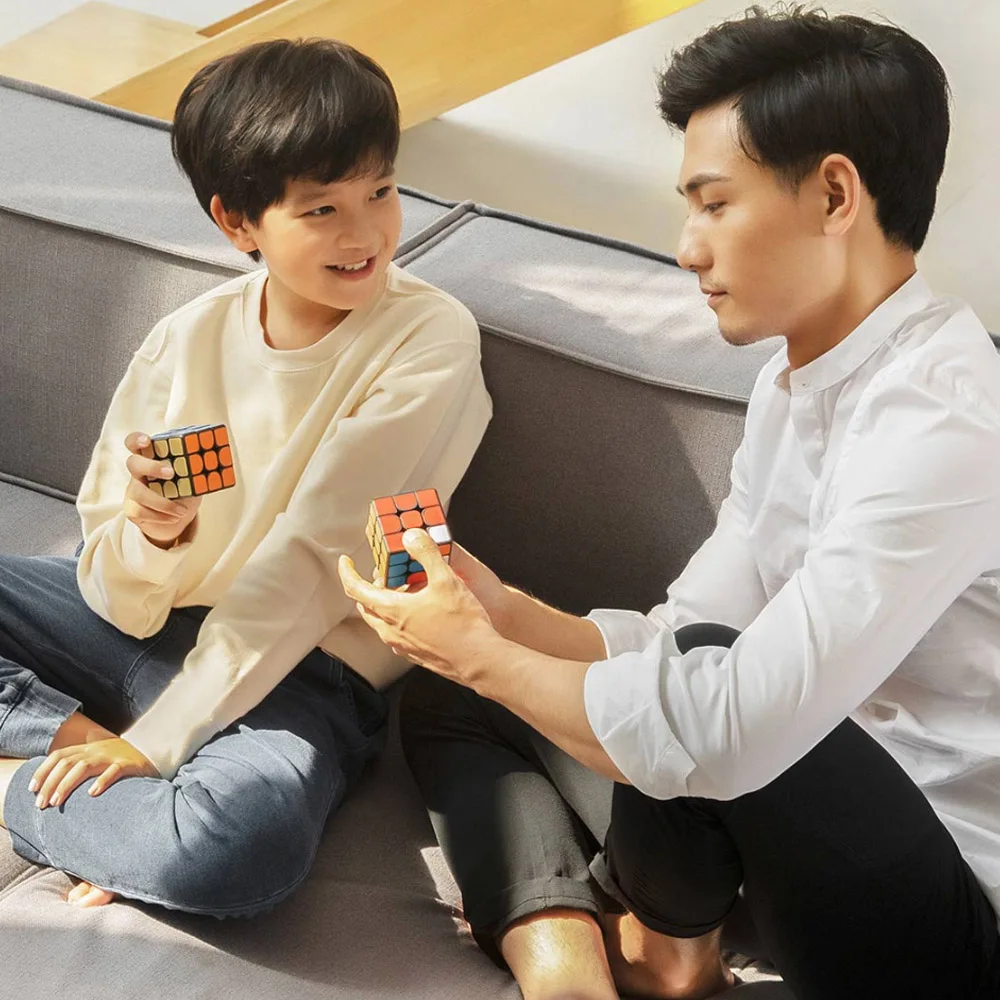 Новый Умный кубик Xiaomi Mijia 3x3x3 6 осевой датчик цветной квадратный волшебный куб