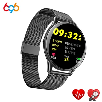 

696 SN58 Tempered Glass Waterproof Bluetooth Smart Watch Heart Rate Blood Pressure 2.5D Touch Screen Smartwatch for Android IOS