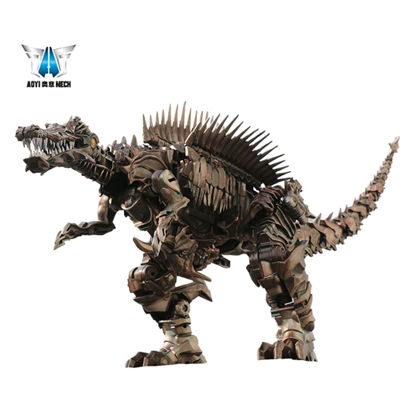 AOYI LS11 LS-11 трансформация фигурка 37 см Scorn Dinobots древний Бегемот динозавр Фильм модель Сплав Abs ко деформации