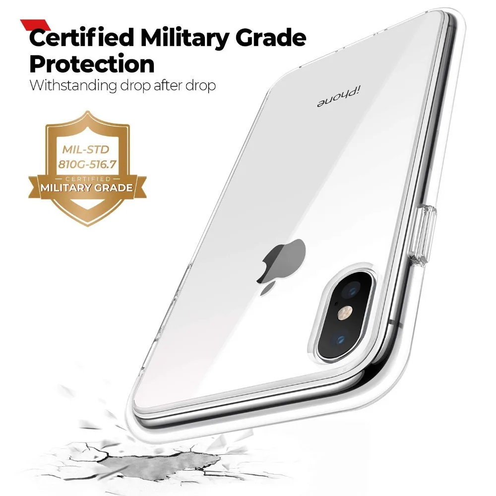 Clearn для iphone чехол X XS XR XS Max 6 6s 7 8 Plus тонкий прозрачный мягкий ТПУ защитный чехол для телефона