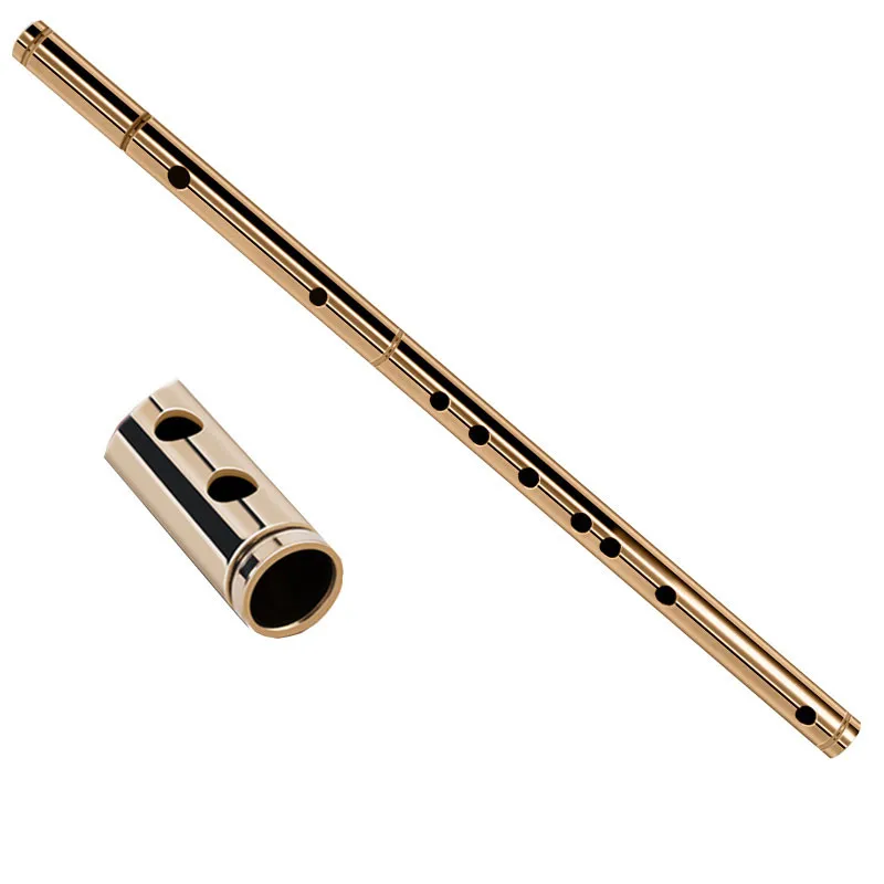 Профессиональная медная прозрачная флейта музыкальные инструменты metal flute dizi