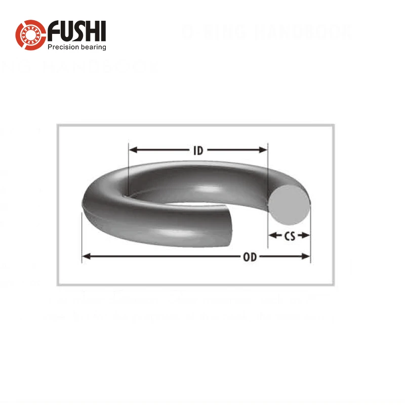 CS3.5mm резины бутадиен-нитрильный каучук o-образный кольцо диаметром 50/51/52/53/54/55/56/57/58/59/60/63*3,5 мм 50 шт. уплотнительное кольцо Нитриловые Уплотнения толщина: 3,5 мм