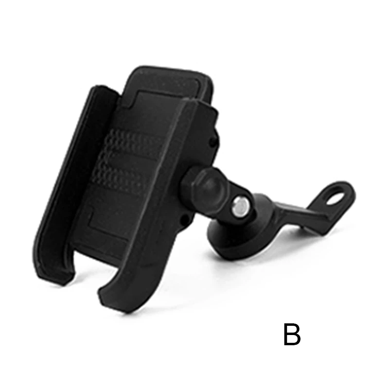 Universal Motorcycle Scooter Handlebar Rearview Mirror Mount Holder Phone Holder Mobile USB Charger F-Best