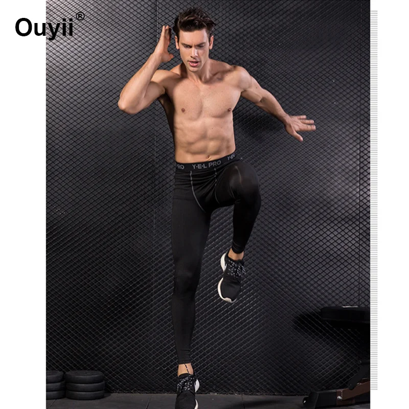 High Quality Compression Quick Dry Pants Men's Fitness Bodybuilding Clothes Joggers Yoga Jogging Fitness Leggings Tracksuits