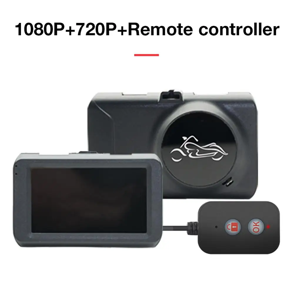 Мотоциклетная камера DVR локомотив рекордер передний и задний двойной объектив видеорегистратор с двухтрековой записью скрытый рекордер вождения
