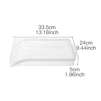 

Transparent Dumpling Storage Tray Home Kitchen Organizer For Frozen Dumpling Box Refrigerator Fresh-keeping Food Freezer Boxes