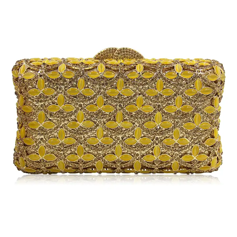 yellow gold clutch