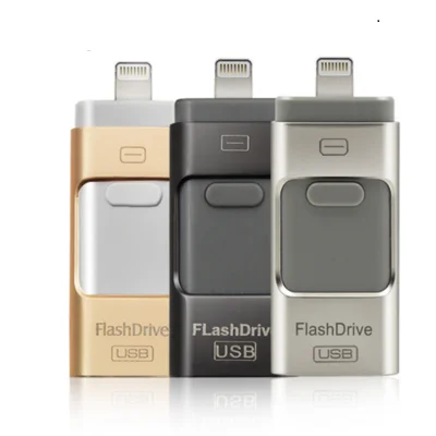 Usb флеш-накопитель для iPhone 6 6 S 6 Plus 7 7 S 7 P 8 8 Plus X iPad сверкающий USB Memory Stick 128 ГБ Pendrive для iOS внешнего хранения