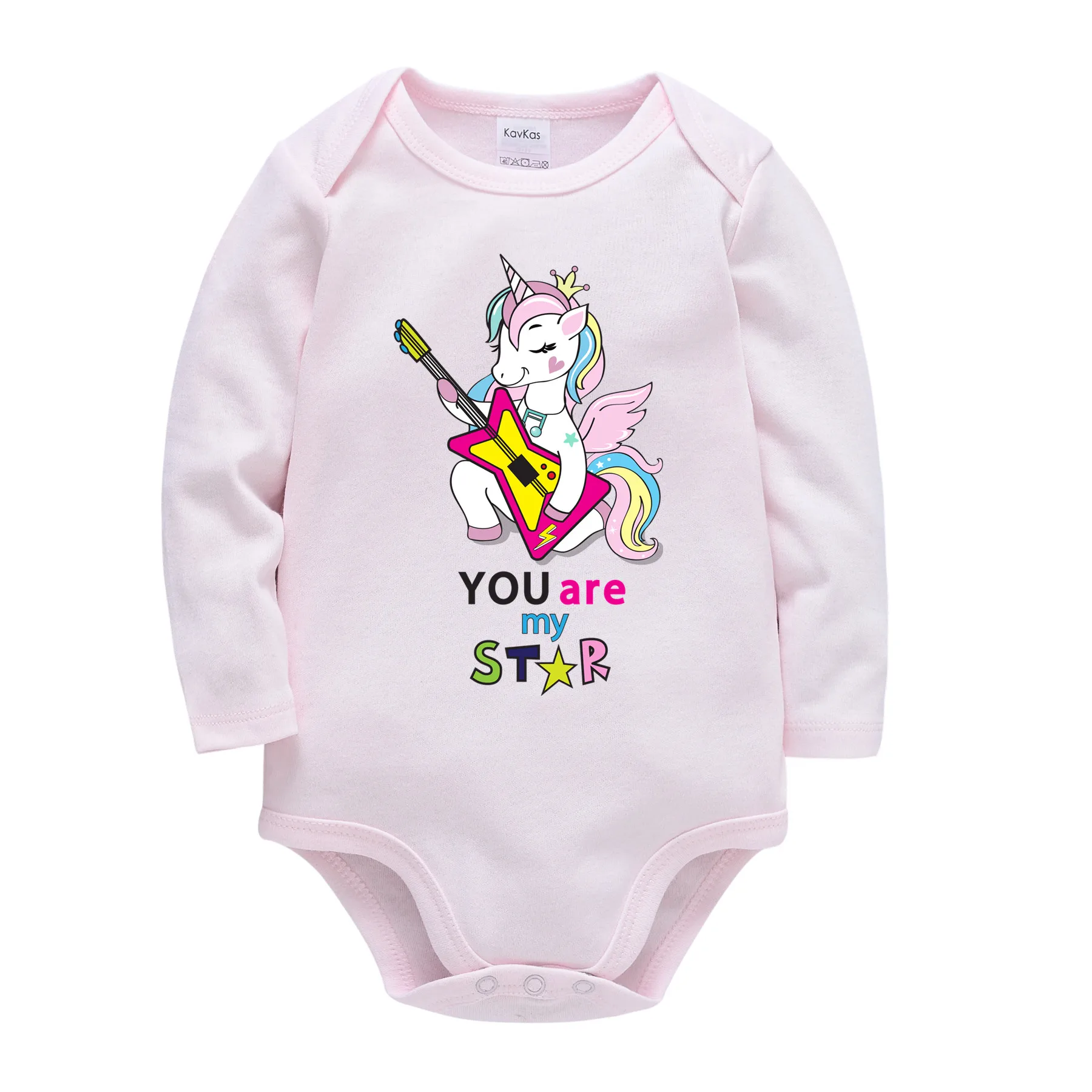 

Custom Christmas Baby Bodysuit Onesies Unisex Unicorn Personalized Logo Pattern Infant Body bebe Overall Infant 0-24M Jumpsuit