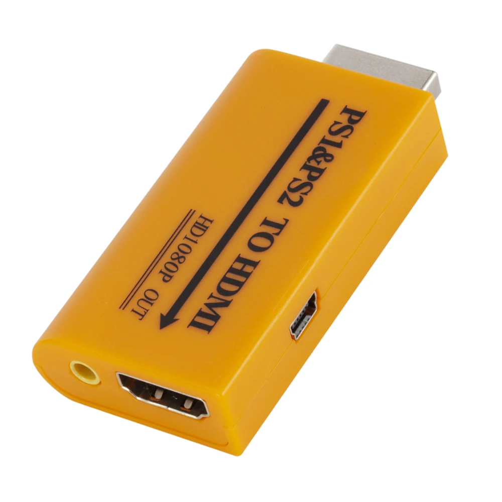 PS1/PS2 к HDMI адаптер и конвертер USB для геймпада аудио выход HDMI адаптеры легкий металлический аккуратный портативный Plug And Play