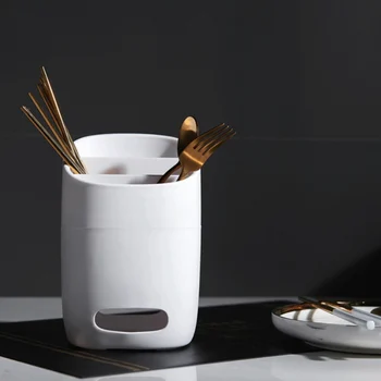 

Kitchen Utensil Organizer with Diatom Mud Compartment for Chopsticks Spoons Knives Kitchen Drain Box Holders NewNew Qgnv