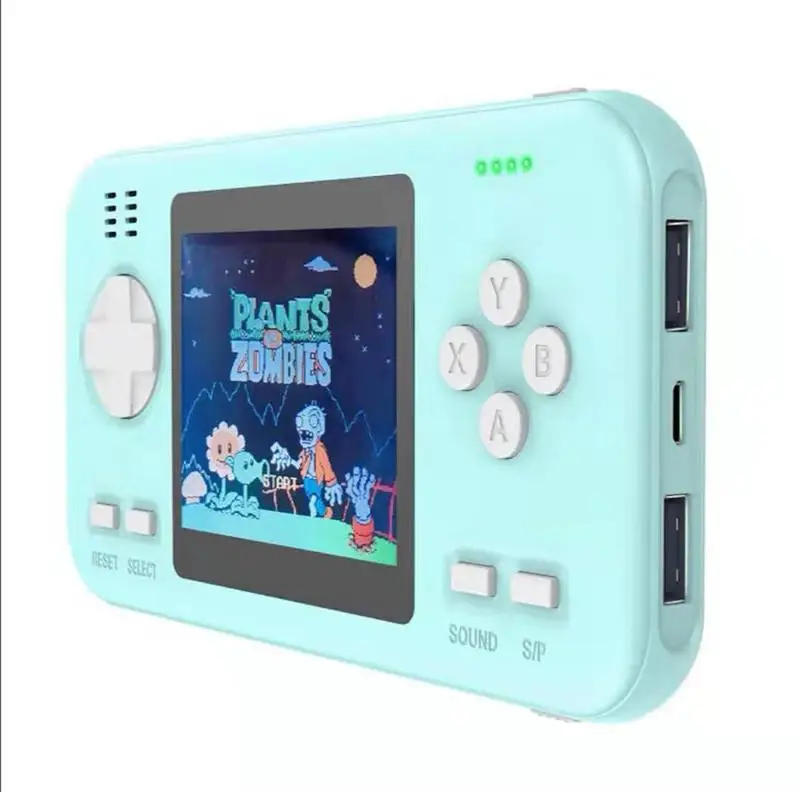 Handheld Mini Handheld Player Console Portable Retro Game Console with 8000mAh Power Bank Buil-in 416 Classic Games r30 