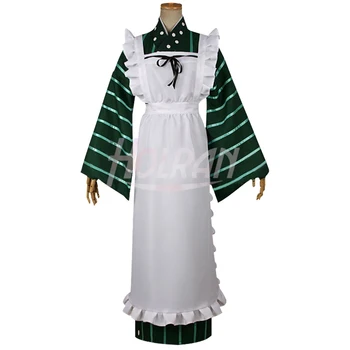 

Anime Is the Order a Rabbit Cosplay Costume Ujimatsu Chiya Kimono dress apron belt Suit Uniform Hot Sale