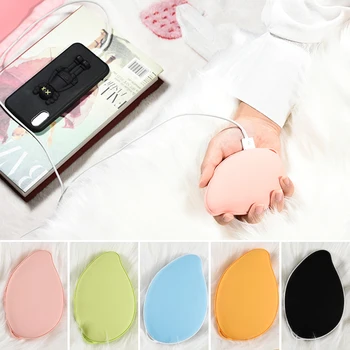 

2 in1 2400mAh/3600mAh/4400mAh/5200mAh Creative Mini Portable Pocket USB Rechargeable 2-Side Heating Hand Warmer Power Bank