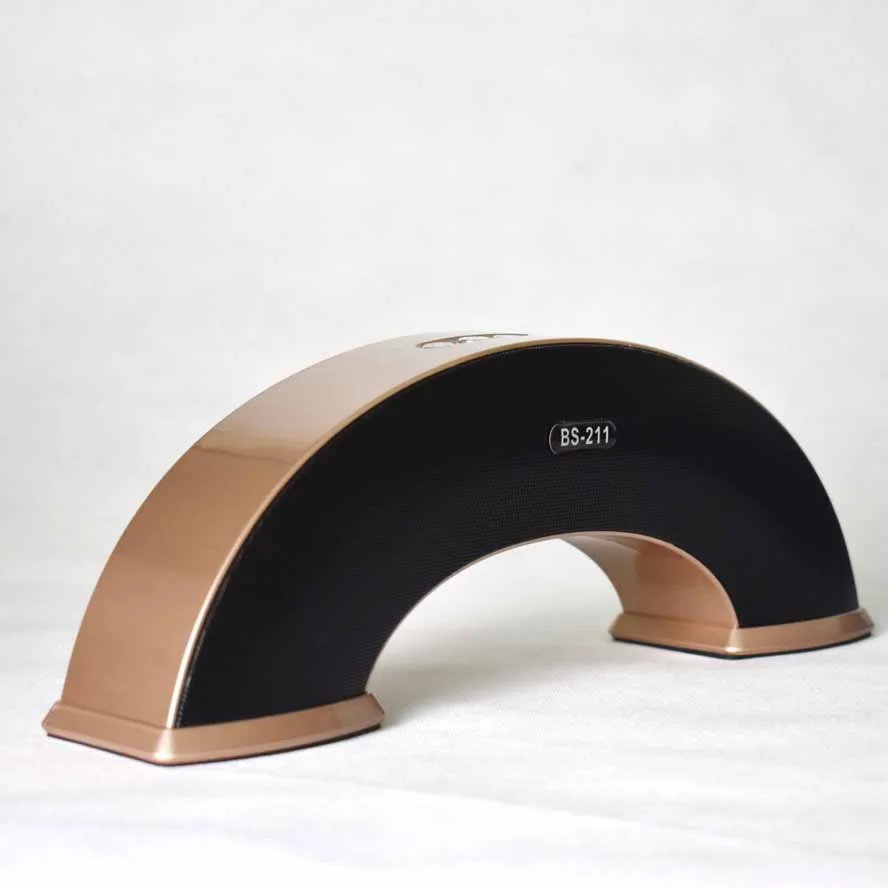 

Bluetooth Speaker Wireless Connection Radio Outdoor Portable Voice Call Mini Rainbow Design Strong Power Hi-Fi Public Dancing