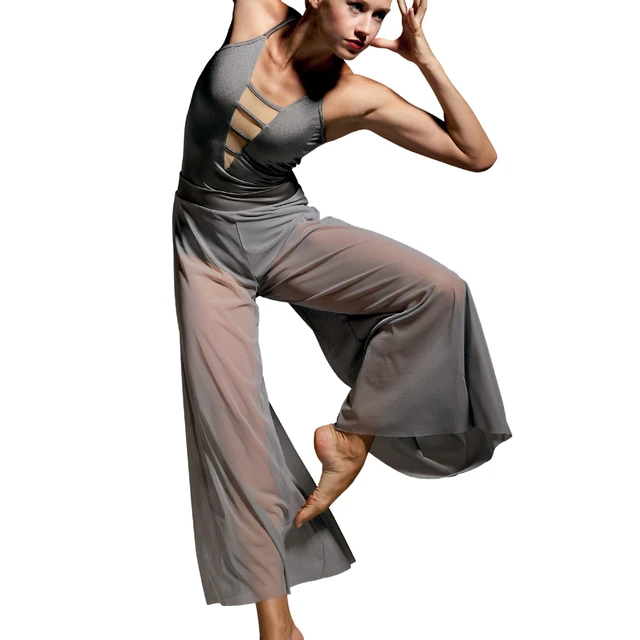 sed Federal Retrato MiDee Traje de baile lírico moderno de 2 piezas camisola leotardo y  pantalones de pierna ancha traje de baile ropa de danza de Ballet  Contemporáneo - AliExpress