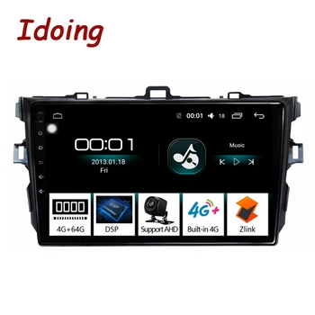 

Idoing 9"4G+64G 2.5D IPS Octa Core Car Android8.1 Radio Player For Toyota Corolla 10 E140 E150 2006-2011 GPS Navigation no 2 din