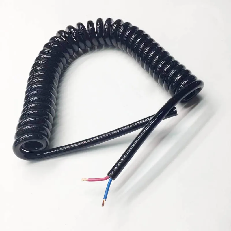 2coreSpringtelescopicwirespiralcable24AWG20AWG17AWG14AWG25m