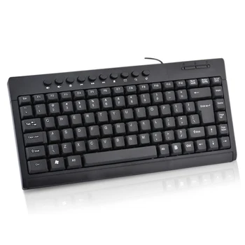

Slim Portable Mini Wired Keyboard 95 Keys For Tablet Laptop Smartphone iPad Support IOS Android System Universal UY8